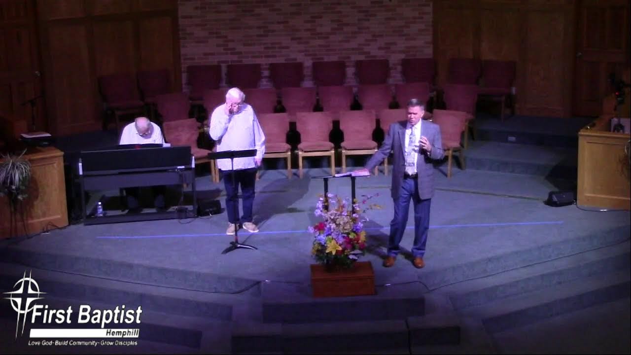 First Baptist Church Hemphill, Tx Live Sunday Worship Service YouTube