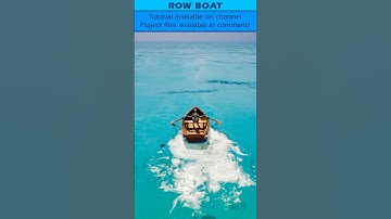 UE5: Row Boat #gamedevelopment #unrealengine5 #boat