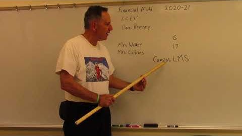 Financial Math Introduction 2020