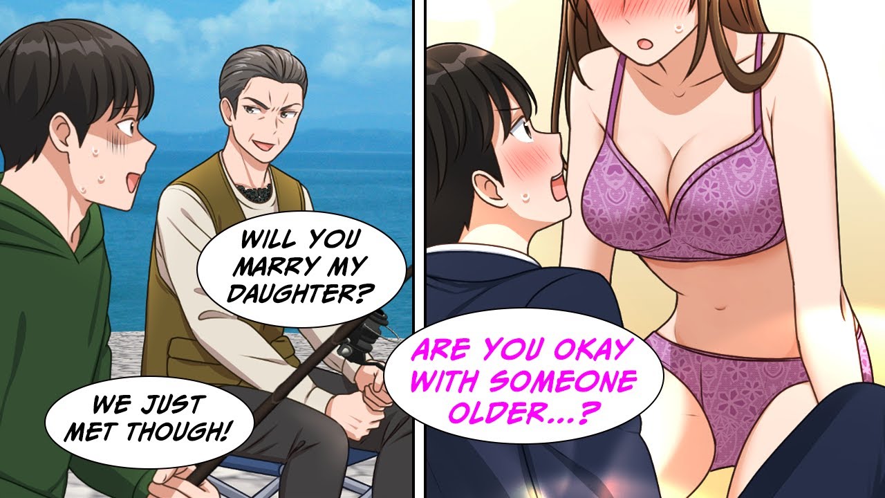 [Manga Dub] The Yakuza that was fishing next to me asked me to marry his daughter... [RomCom]