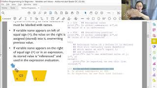 Famous Python Programming - Variables And Values T01 - Variable Names And Values (Part 1/2) Profile