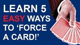 ⁣5 EASY WAYS TO 'FORCE' CARDS LIKE AN EXPERT MAGICIAN!