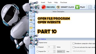 Open File/Program | Open Website - Automatic Mouse and Keyboard Membuat Robot/Script| PART 10 screenshot 5