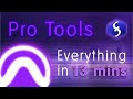 Pro Tools - Tutorial for Beginners in 13 MINUTES!  [ COMPLETE ]