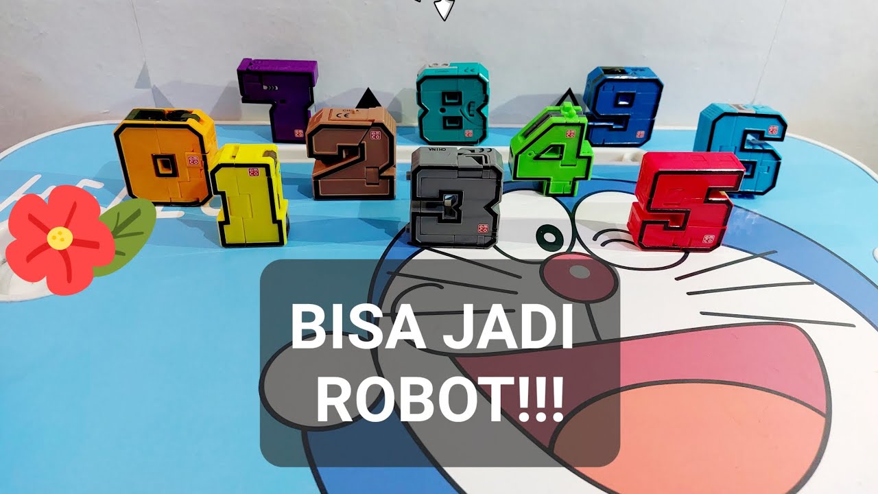 Review Mainan || ANGKA BISA BERUBAH JADI ROBOT KEREN!! - YouTube