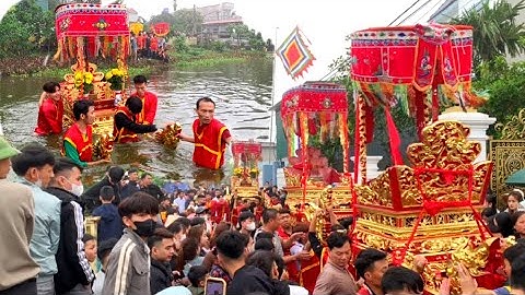 Nghi Thức Rước Kiệu Lễ Hội Truyền Thống Làng Khương Dụ Yên Mô Ninh Bình 2025
