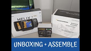 Unboxing Humminbird Helix 7 + Lithium Brute Battery + ICE Conversion Kit (How to Assemble) screenshot 5