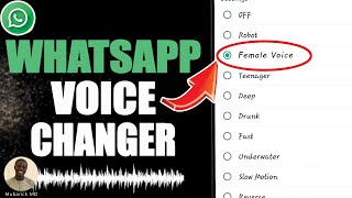 FREE VOICE CHANGER on WHATSAPP | How to Activate VOICE CHANGER on WHATSAPP in 2023 screenshot 4