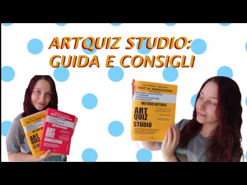 ARTQUIZ STUDIO: GUIDA E CONSIGLI??| TEST MEDICINA - PROFESSIONI SANITARIE|