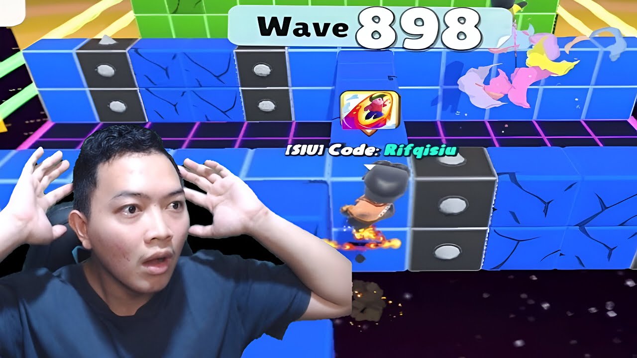 Live!!! Block Dash Endless 1200 Wave New PR For Me - Stumble Guys