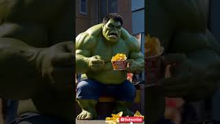 Fat Hulk Eating Chips Like Retart