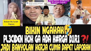 LUCU NGAKAK🤣 BIKIN NGAKAK🤣 PLECIDEN KOK G4 4D4 H#RG4 D1R1?! JADI BANYOLAN KERJA CUMA DAPET LAPORAN🤣