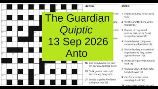 The Guardian Quiptic 1399