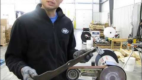 Multitool mower blade sharpening