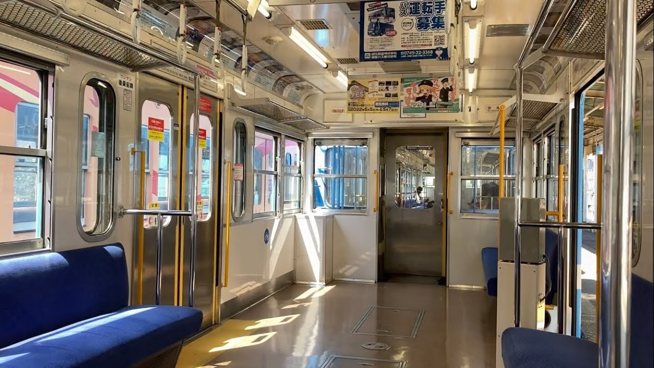 【抵抗制御】近江鉄道100形・900形走行音(元西武新101系) / Ohmi-railway 100,900 sound