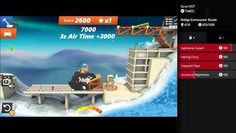 Bridge Constructor Stunts Grind Spot for 4 Achievements