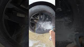 Jimbo's Pure Magic Cleaner, Will it clean this wheel without scrubbing??? . was it  Magic? #shorts