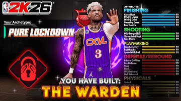 *NEW* “THE WARDEN” LOCKDOWN DEFENDER BUILD - BEST LOCKDOWN BUILD IN NBA 2K26