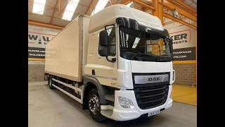 SOLD: DAF CF 260 *EURO 6*, 4X2 18 TONNE BOX - 2019 - DA19 YCR