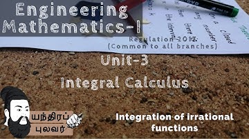 Integration of irrational functions/Integral Calculus/Engineering Maths-1