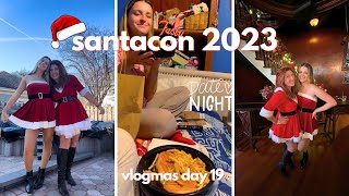 🎁 Vlogmas Day 19! 🎄WEEKEND IN MY LIFE - hoboken santacon, brother's birthday🎄