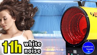 Freezer Sounds and Heater Sounds for sleeping, relaxing, studying, focus | White Noise, Dark Screen