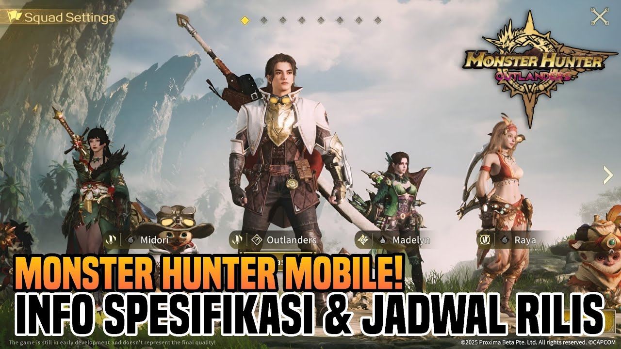 MONSTER HUNTER MOBILE BETA SUDAH RILIS! INFO & SPEK DETAIL MONSTER HUNTER OUTLANDERS ANDROID/iOS