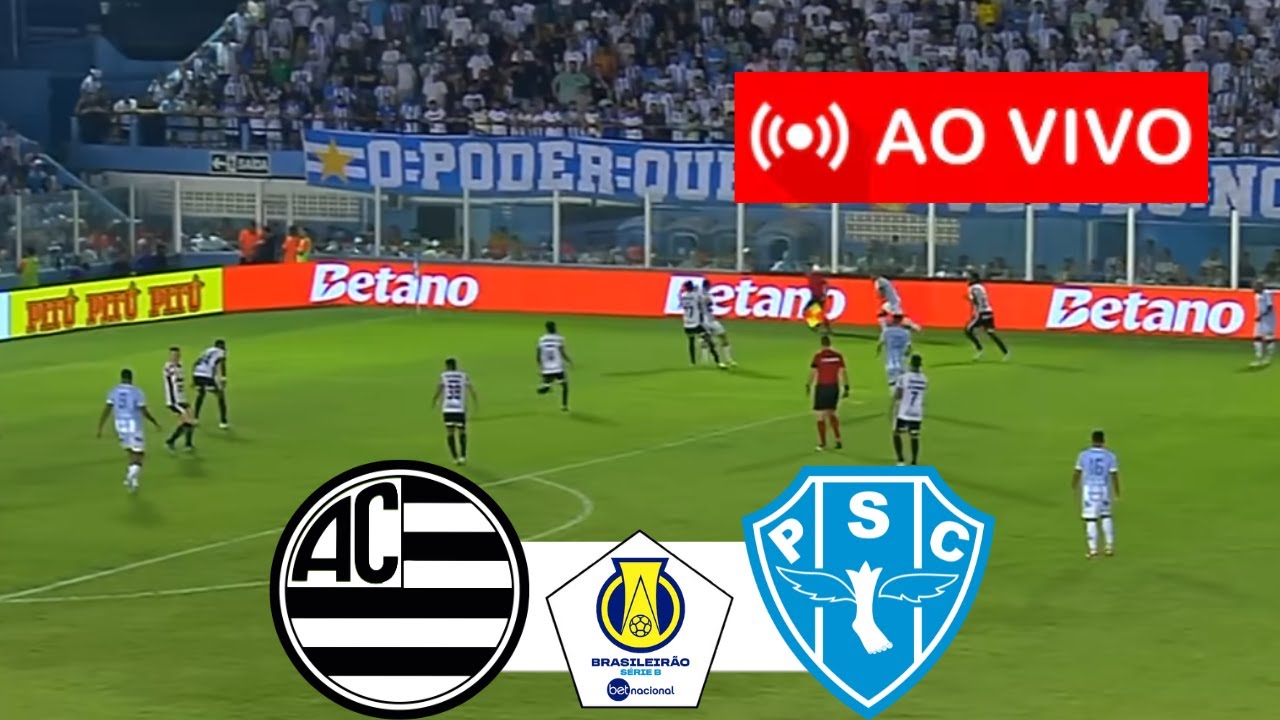 ATHLETIC CLUB x PAYSANDU AO VIVO I BRASILEIRÃO SÉRIE B 2025 I JOGO AO ...