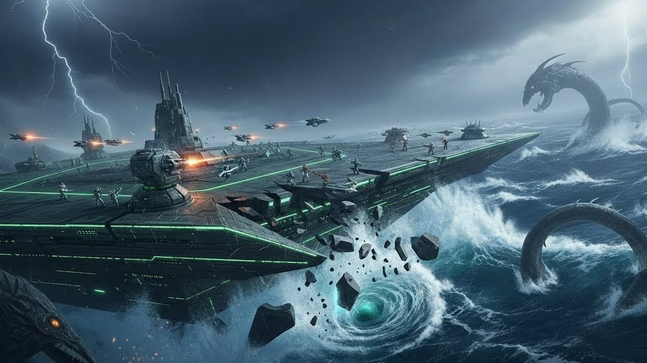 “Humans vs Alien Wardens – The Ocean Fights Back!”