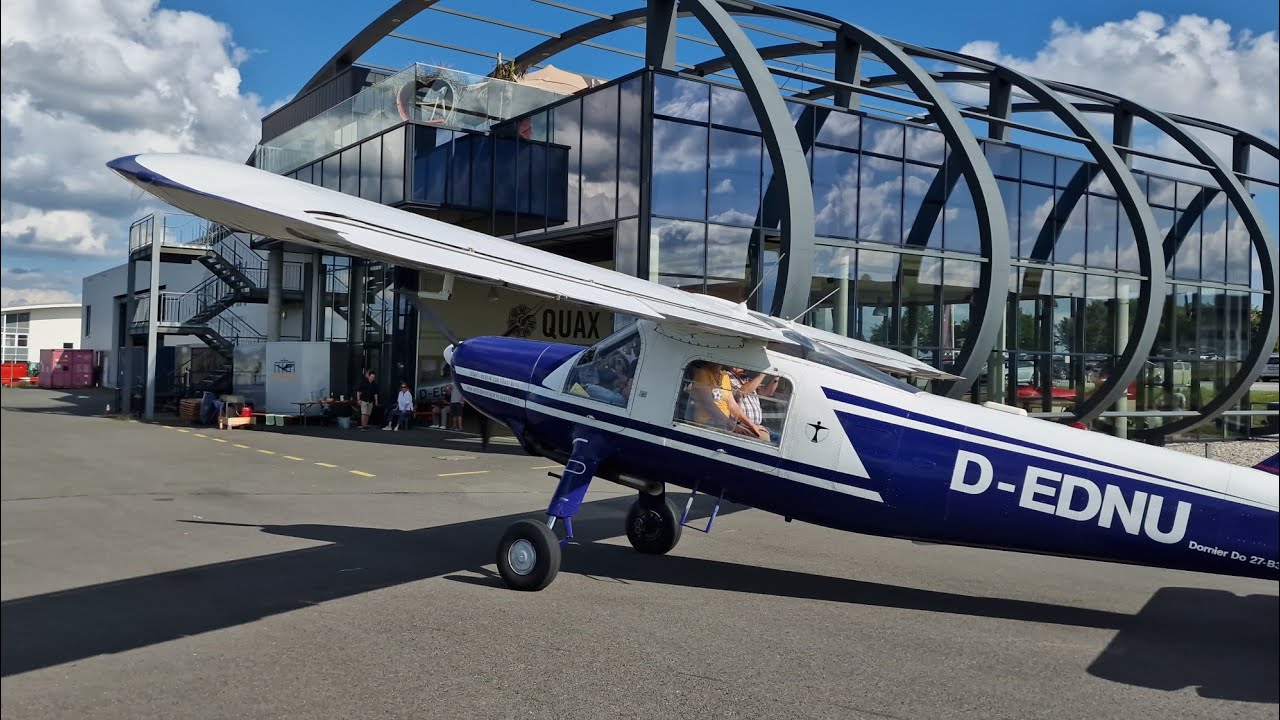 Dornier Do 27 Quax Mitflug über Flughafen Paderborn Lippstadt - YouTube