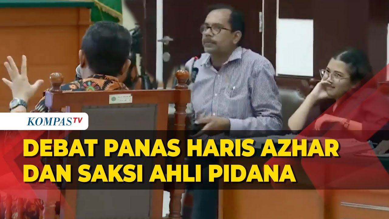 Panas! Haris Azhar Debat dengan Saksi Ahli Pidana, Sampai Maju ke Meja Majelis Hakim