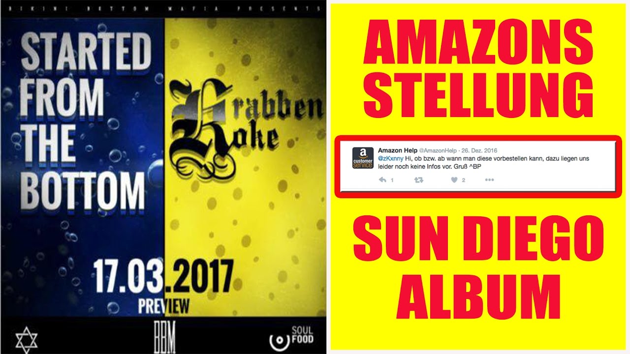 SpongeBOZZ: Started from the bottom (SFTB) knackt Amazon ALBUM Charts & EnteTainment Ansage