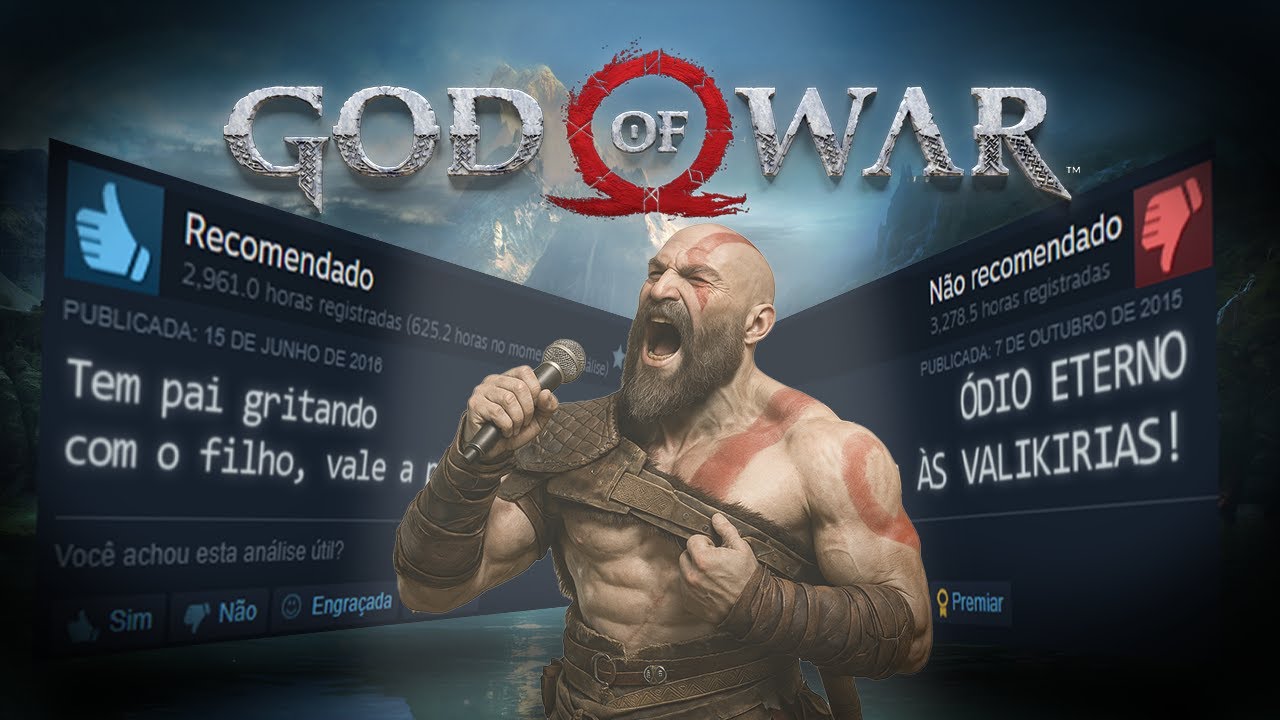 ♫ Criei MÚSICA com as ANÁLISES de God of War (2018)