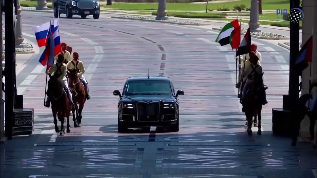 Vladimir Putin Arrives in Abu Dhabi