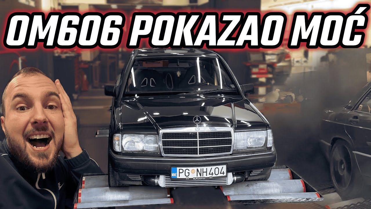 400HP??IZMJERIO SAM SNAGU OM606 SUPERTURBO MERCEDESA*REZULTAT IZNENADIO!!