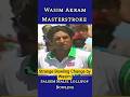 Unexpected Bowling Change by Wasim Akram #cricketshorts