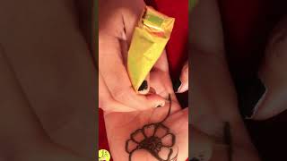 easy henna design for hands