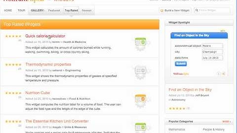 Introducing the Wolfram|Alpha Widget Builder