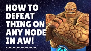 How To Fight Thing Perfectly On Any Node Marvel Contest Of Champions
