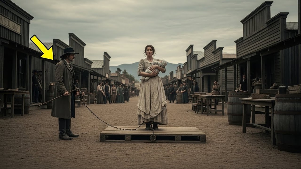 A Widow Holding a Newborn Was Being Auctioned—Until A Cowboy Rancher Took Them Home…