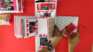 Explosion box-: pink & white theme