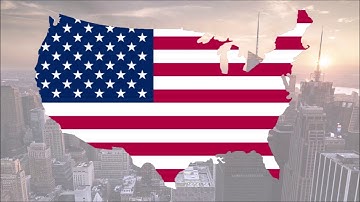 USA-Flag Map Speed Art