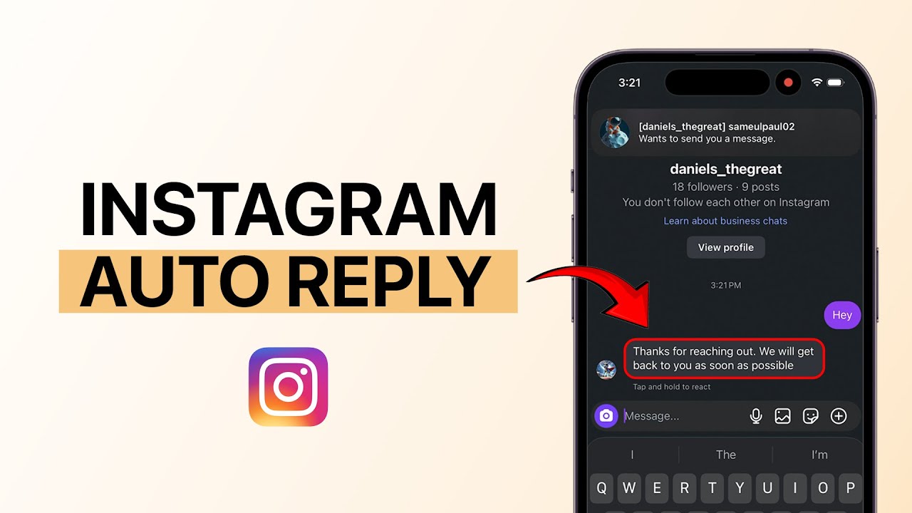 How to Create an Auto Reply on Instagram?
