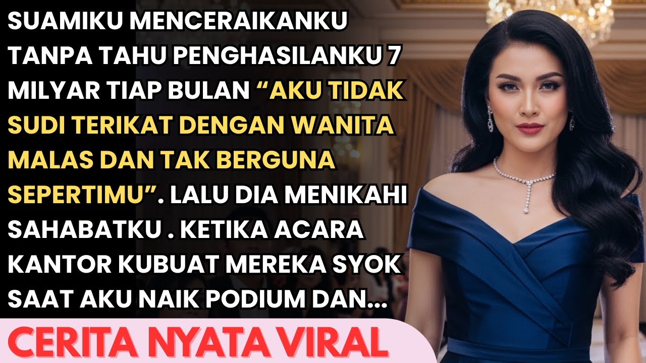 SUAMI MENCERAIKANKU TANPA TAHU PENGHASILANKU 7 M TIAP BULAN - SAAT ACARA KANTOR KUBUAT DIA SYOK...