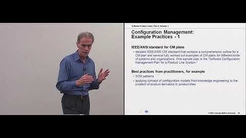 Module 6 & 7:  Software Engineering and Technical Management Practice Areas:Configuration Management