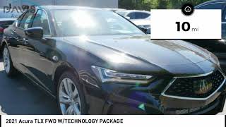 2021 Acura TLX at Davis Acura in Langhorne Pennsylvania 2214104