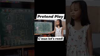 Learn to read | pretend play
