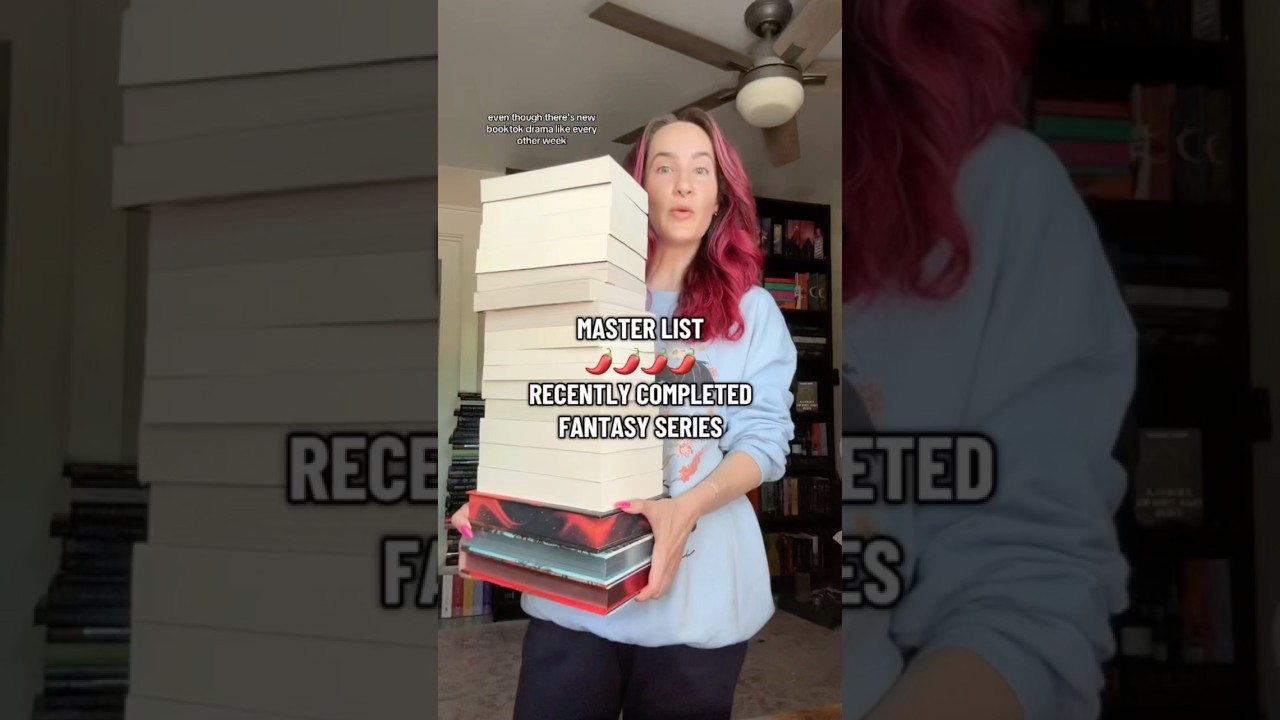 Here are some recently completed fantasy and romantasy series! 