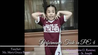 Performance Task in PE 4 Warm Up Exercises