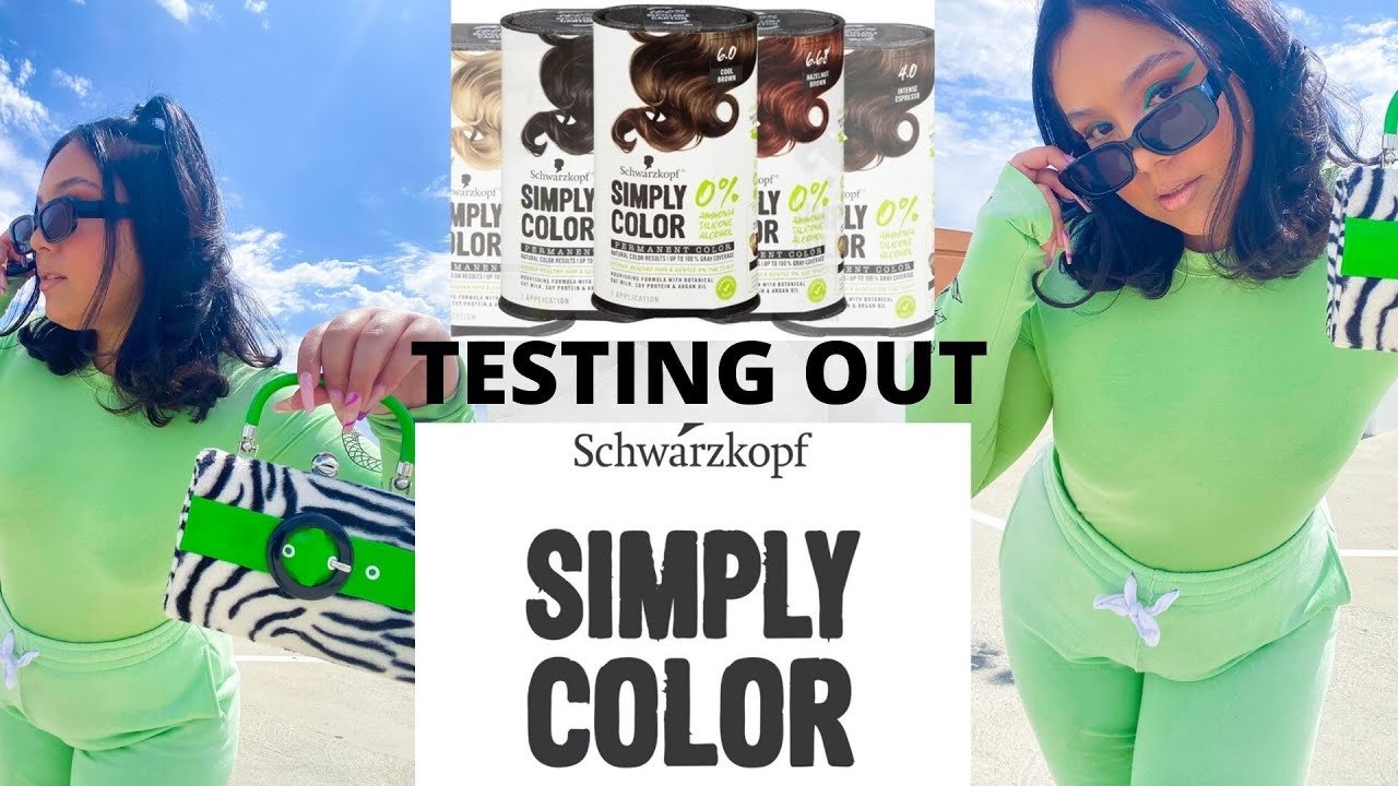 HAIR #VLOG | TESTING SCHWARZKOPF SIMPLY COLOR HAIR DYE - YouTube